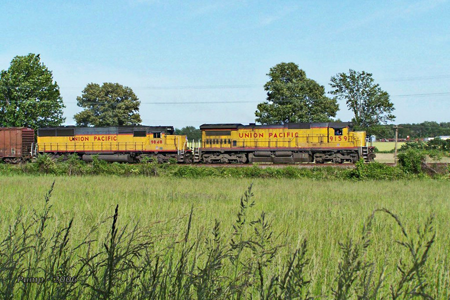 Southbound UP Manifest Train